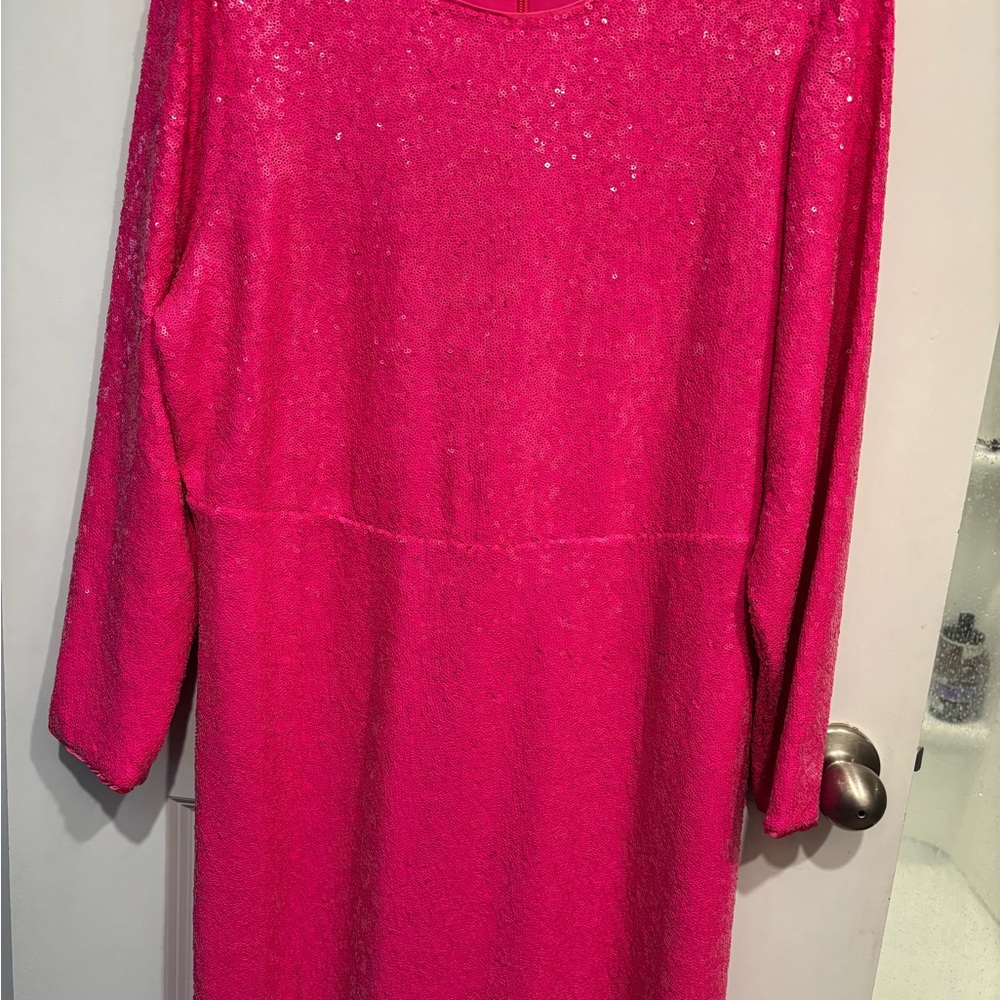 Torrid Fuchsia Long Sleeve Dress